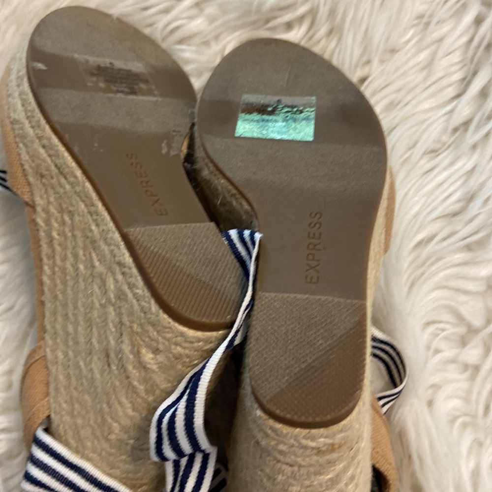 EXPRESS Shoes size 6 brand new with tags color tan see all photos - Picture 6 of 12